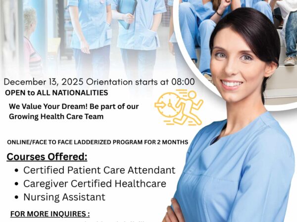 Certified caregiver, patient care attendant Certified nursing assistant